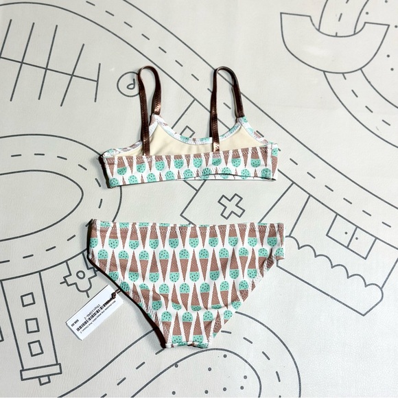 Pink Chicken Mint Chocolate Chip Poppy Bikini - Picture 5 of 5
